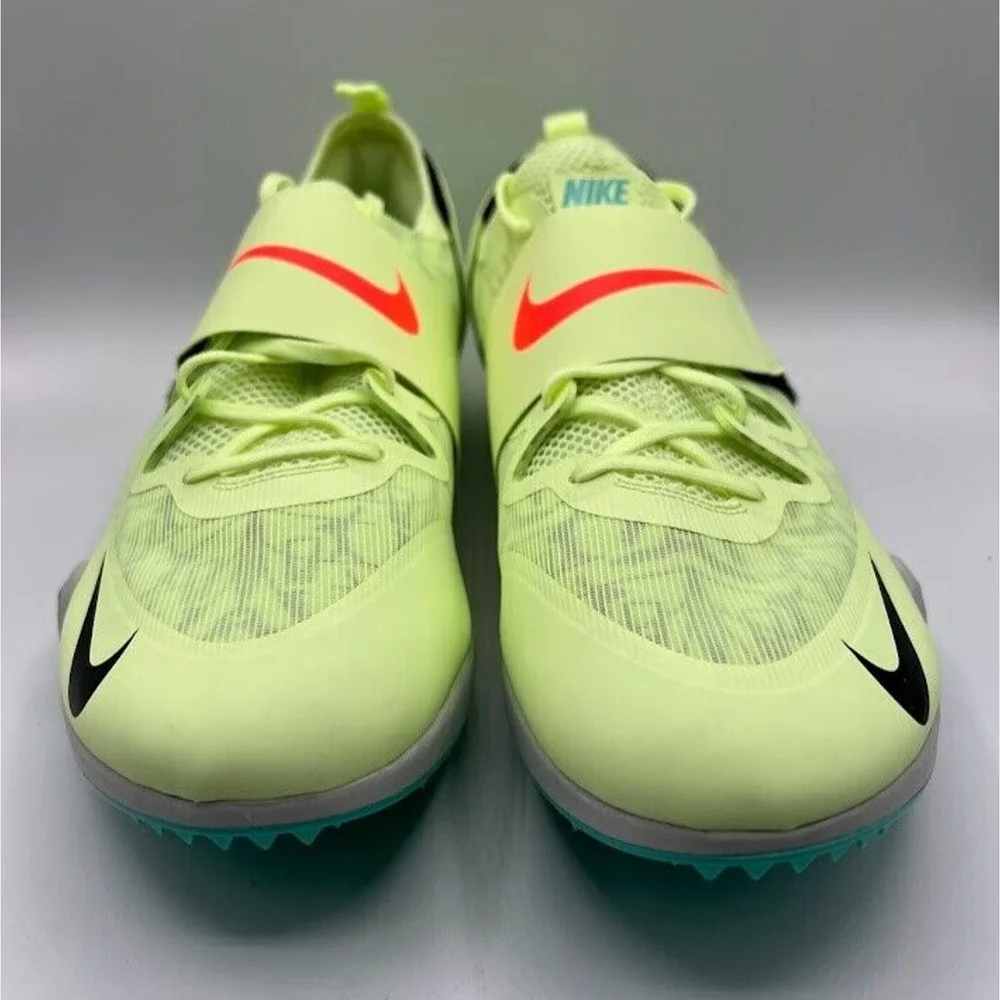 NIKE ZOOM POLE VAULT BARELY VOLT‎ TRACK SPIKES AA1204-700 MENS SIZE 13 NWOB